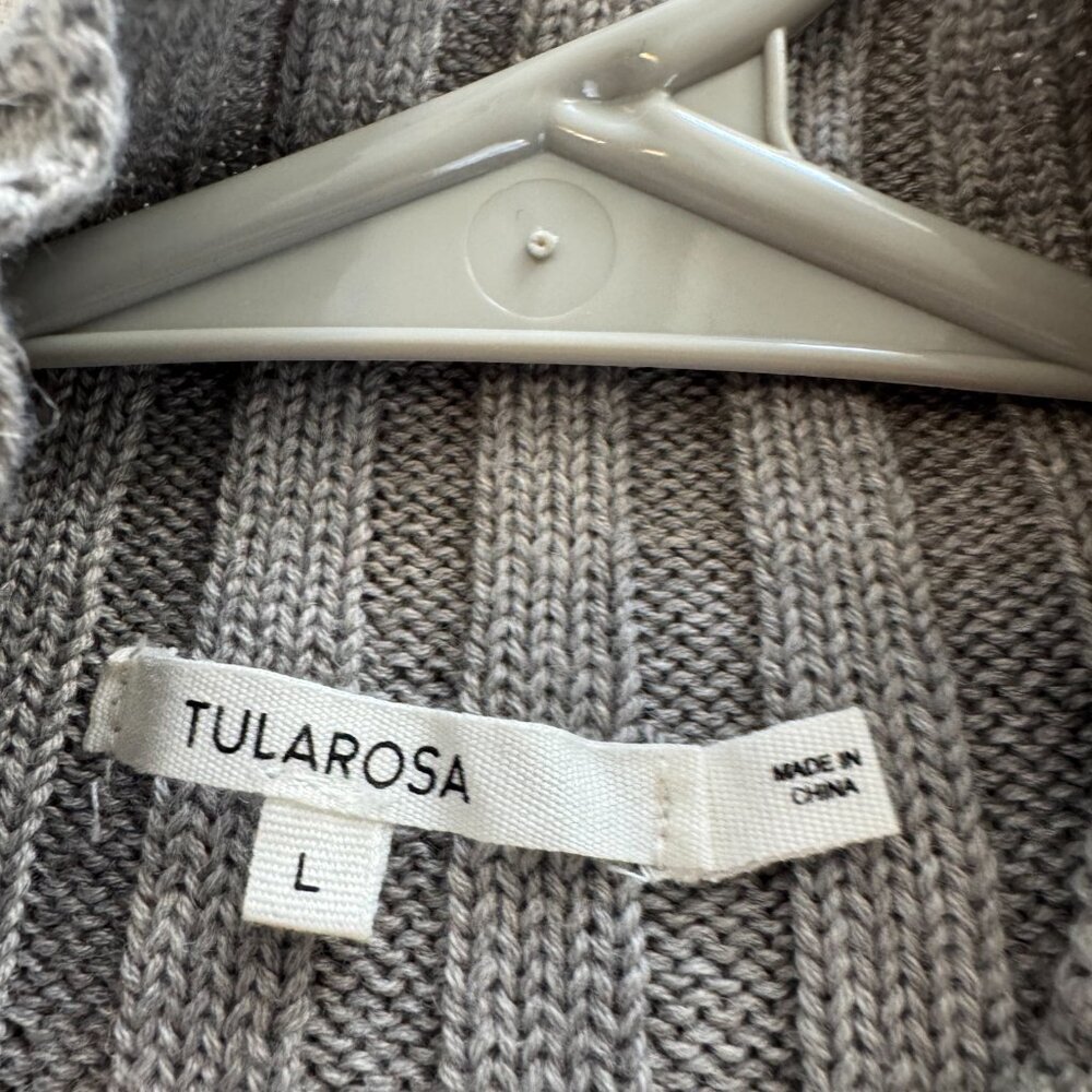 Tularosa Ribbed Hi-Neck Sweater Grey - Picture 7 of 9